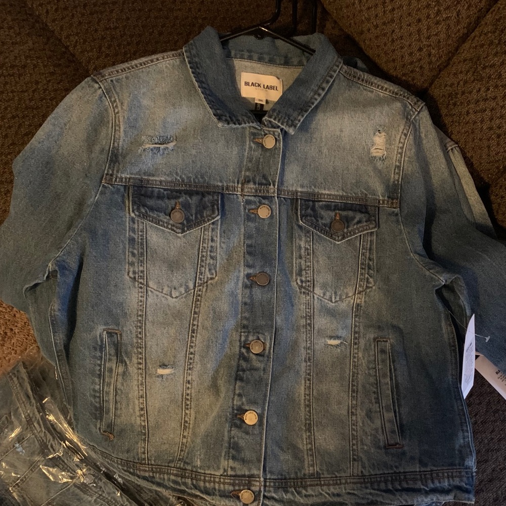 Plus Size Denim Jacket - Picture 4 of 4